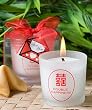 Traditional Double Happiness symbol candles