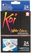 Koi Water Colors Pocket Field Sketch Box W/Brush-24 Colors