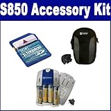 Samsung S850 Digital Camera Accessory Kit includes: KSD2GB Memory Card, SB2 ....