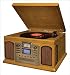 Crosley CR2405A-OA Producer Record Player and CD Recorder in Oak