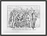 Historic Print (M): 'The Jew said, Oh we don't rectify no mistakes in poker.'