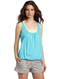 Democracy Womens Double Layer Racer Back Tank Top