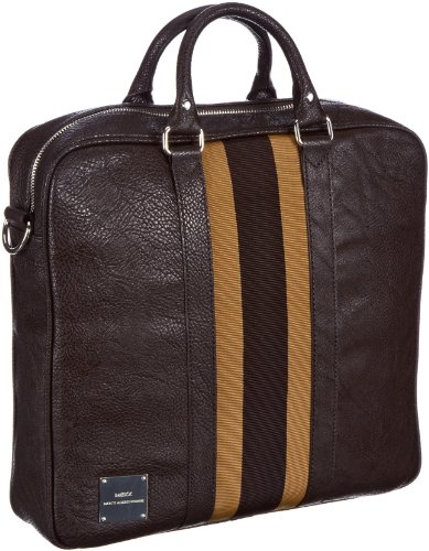  Mexx Sac bandoulière Mexx 13fam053 Webbing Business 3FFMB002, Herren Messengertaschen 36x27x16 cm (B x H x T),  - Marrone (Braun (Dark Brown 241)), 3FFMB002