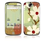 Asian Flower Design Decal Skin Sticker for HTC Google Nexus One (Sprint) Cell Phone