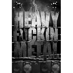 Heavy F* Metal- Musik Fun Poster Druck