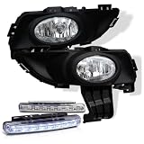 03-07 Mazda 3 OEM Style CLear Fog Lights + LED Bumper Lights by Eautolight