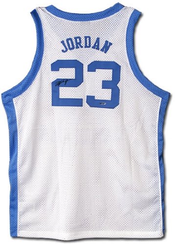 Michael Jordan Autographed University of North Carolina HomeWhite Jersey
