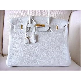Hermes Birkin Bag, White