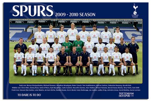 Tottenham Hotspur Poster - Spurs Team 2010 - 91.5 x 61cms (36 x 24 Inches)