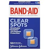 Band-Aid Perfect Blend Clear Bandages, 7/8 x 7/8 Square 50 ea