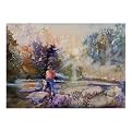 Fly Fishing by Vivian Weller- 33x24"