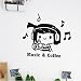 Bedroom, Home, and Automobile Instant Easy Apply Decorations - Music & Coffee