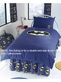 Kitchen & Housewares : BATMAN DOUBLE BED DUVET COVER BEDDING SET