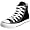 Black/White Leather