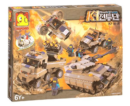 OXFORD K-1 Special Forces Military 687 Piece Building Block Set