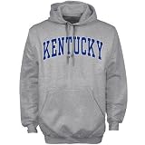 NCAA Kentucky Wildcats Ash Bold Arched Hoody Sweatshirt
