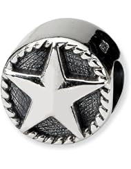 Sterling silver Star Charm Bead Fits Pandora Chamilia Biagi Bracelet