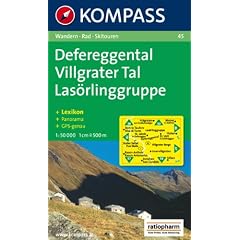 Defereggental, Las�rlinggruppe: Wandern / Rad / Skitouren. Mit Panorama. GPS-genau. 1:50.000