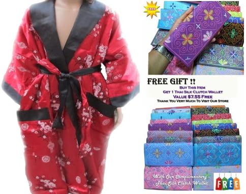 (JAPANESES KIMONO BATH ROBE) BEAUTIFUL CHINESS COIN PATTERN ROBE