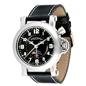 Field & Stream Men's Lunar Angler Black Leather Strap Watch #F174GKSK