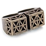 Low Luv Bronze Plated Double Finger Ring