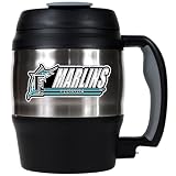 Sports MLB MARLINS 52oz. Stainless Steel Macho Travel Mug with Bottle Opener/Stainless Steel Bottle Opener Stainless Steel
