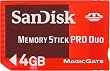 SanDisk SDMSG-004G-B46 4GB Pro Duo Gaming Memory Stick for PlayStation PSP