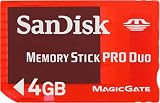 SanDisk SDMSG-004G-B46 4GB Pro Duo Gaming Memory Stick for PlayStation PSP