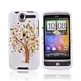 TREE WHITE for HTC Desire CDMA Plastic Hard Case Cover