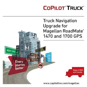 Magellan CVCTN1CGXUC RoadMate 1700 & 1470 CoPilot Truck Navigator Software
