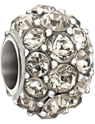 Authentic Chamilia Charm "Splendor" Greige Swarovski 2025-0910
