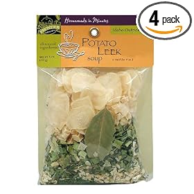 Frontier Soups Homemade In Minutes Idaho Outpost Potato Leek Soup, 4.0-Ounce Bags (Pack of 4)