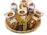 Pasta Gourmet Dinner in Italy Gift Basket: Pasta, Sauce & servers