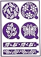 Wilton 417-5159 Stick N Stay Stencils, Nature