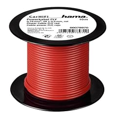 Hama Powerkabel FLY 0,75 mm� 10 m auf Plastikspule rot