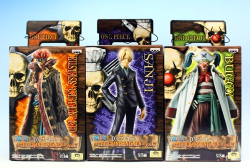 One Piece DX Figure THE GRANDLINE MEN vol 7 ONE PIECE anime Banpresto all three full comp set japan import