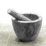 RSVP Gorgeous Grey Marble Mortar & Pestle