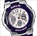 Casio Women's BGA114-2BCR Baby-G Shock Resist White Metallic Dial Watch