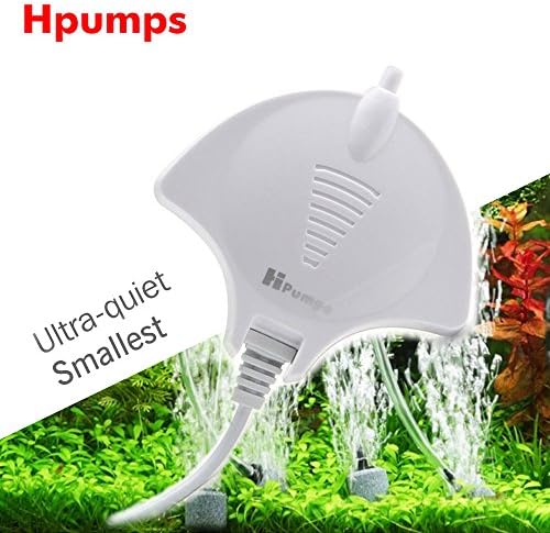 Hpumps Worlds Smallest, Most Silent Aquarium Air Pump Tank High Efficient Oxygen Breathe Pump Waterfall Filter