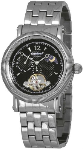 Engelhardt Herrenuhr E-385721028030, Automatikuhr, 24-Stunden, Tag-und Nacht, schwarz