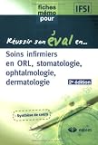 Soins infirmiers en ORL, stomatologie, ophtalmologie, dermatologie