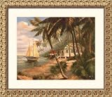 Key West Hideaway Framed Art Print by Bolo, 28.25 in. x 24.12 in. Framed