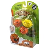 Annoying Orange Kitchen Crew Collectibles Mini Figure 3Pack Smilin Orange, Grandpa Lemon Laughing OrangeIMAGE