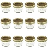 Kerr 0500 wide mouth mason jar half pint, 8oz