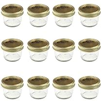 Kerr 0500 wide mouth mason jar half pint, 8oz
