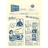 Vintage 16mm Sound Films New Releases Advertisements (Distributors Of Motion Pictures, Volume 1 Issue 14)