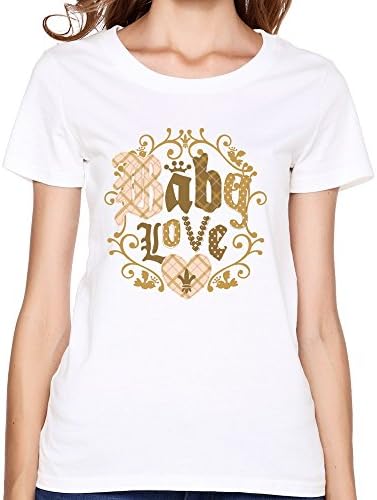 DASY women's O Neck Print T Shirt Medium