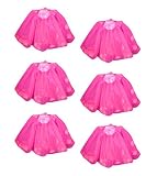 6 Piece Hot-pink Rose Petal Tutus. (Girls 3-8)