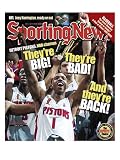 Sporting News Magazine June 28, 2004 - Detroit Pistons, NBA Champs - They're Big! They're Bad! A... Photographic Poster Print, 12x16