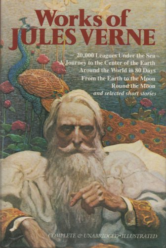Works Of Jules Verne: 20,000 Leagues Under the Sea, A Journey to the Center of the Earth, Around the World in 80 Days, From the Earth to the Moon, Round the Moon, and selected short stories Book Image